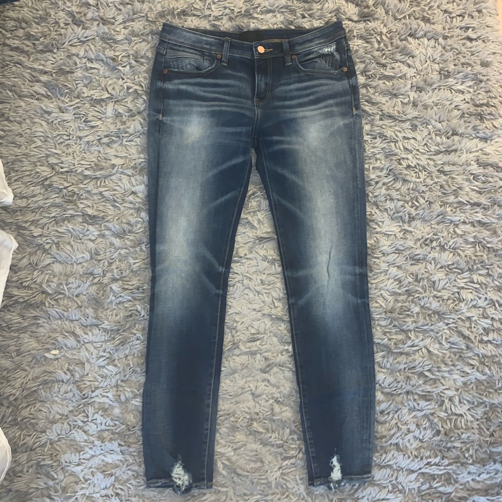 Buckle Black skinny jeans